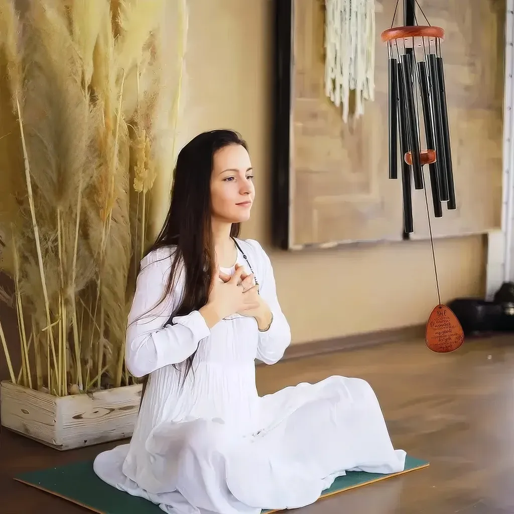 Rana – Gartenliebhaber Windspiel elegantes Metalldesign beruhigende Klänge