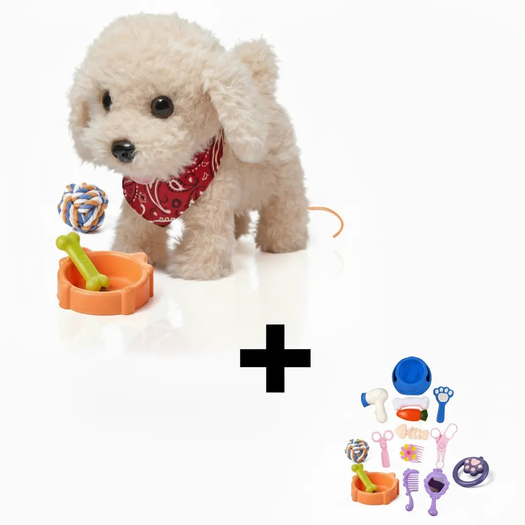 Elektra – Kinder Interaktives Plüschhund mit Hundespielzeug