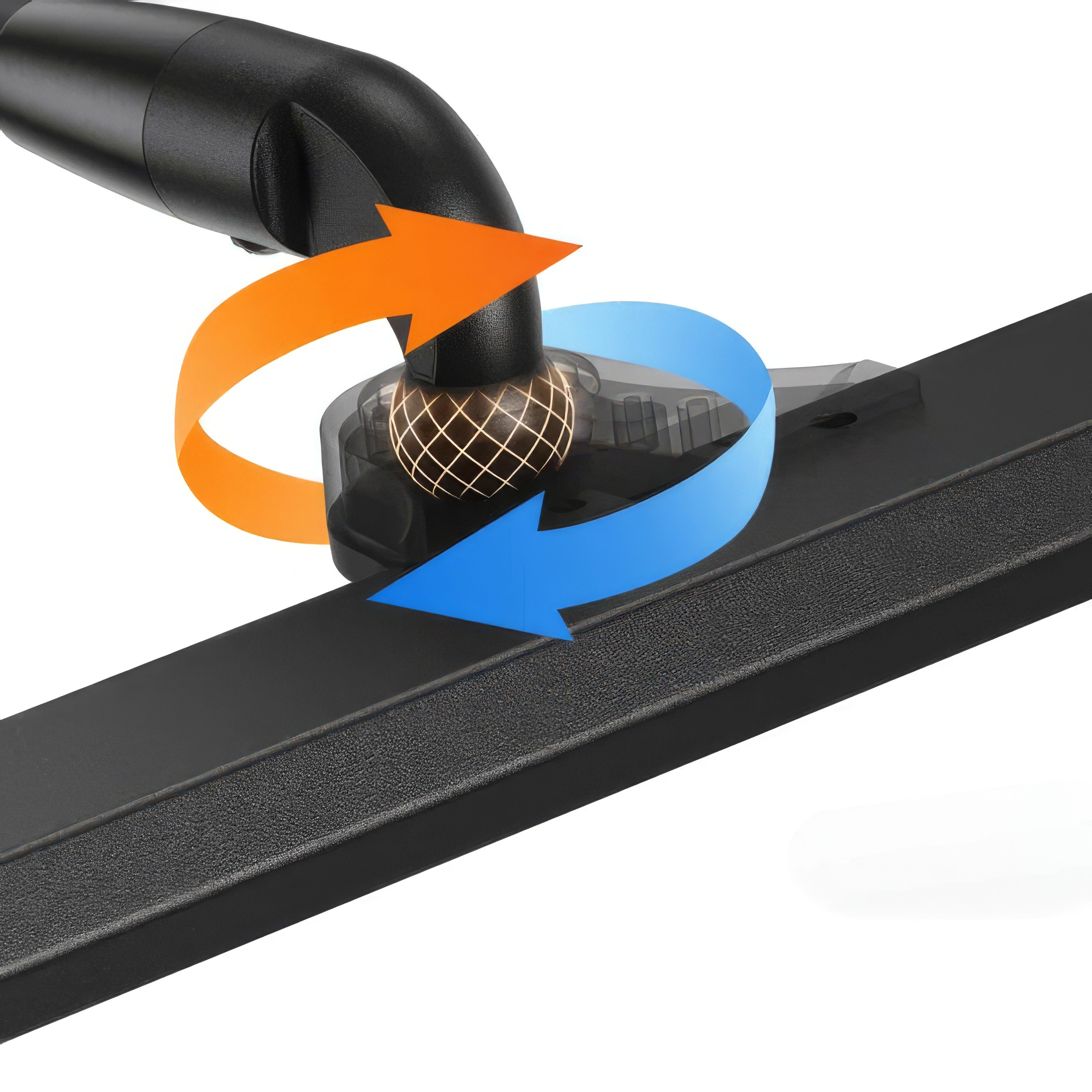 Zenithis - Moderne Schwarze LED-Schreibtischlampe mit Flexiblem Hals und Dimmbarem Licht