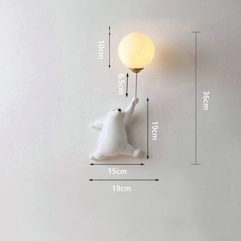 BearGlow - Creatieve Wandlamp voor Kinderkamer