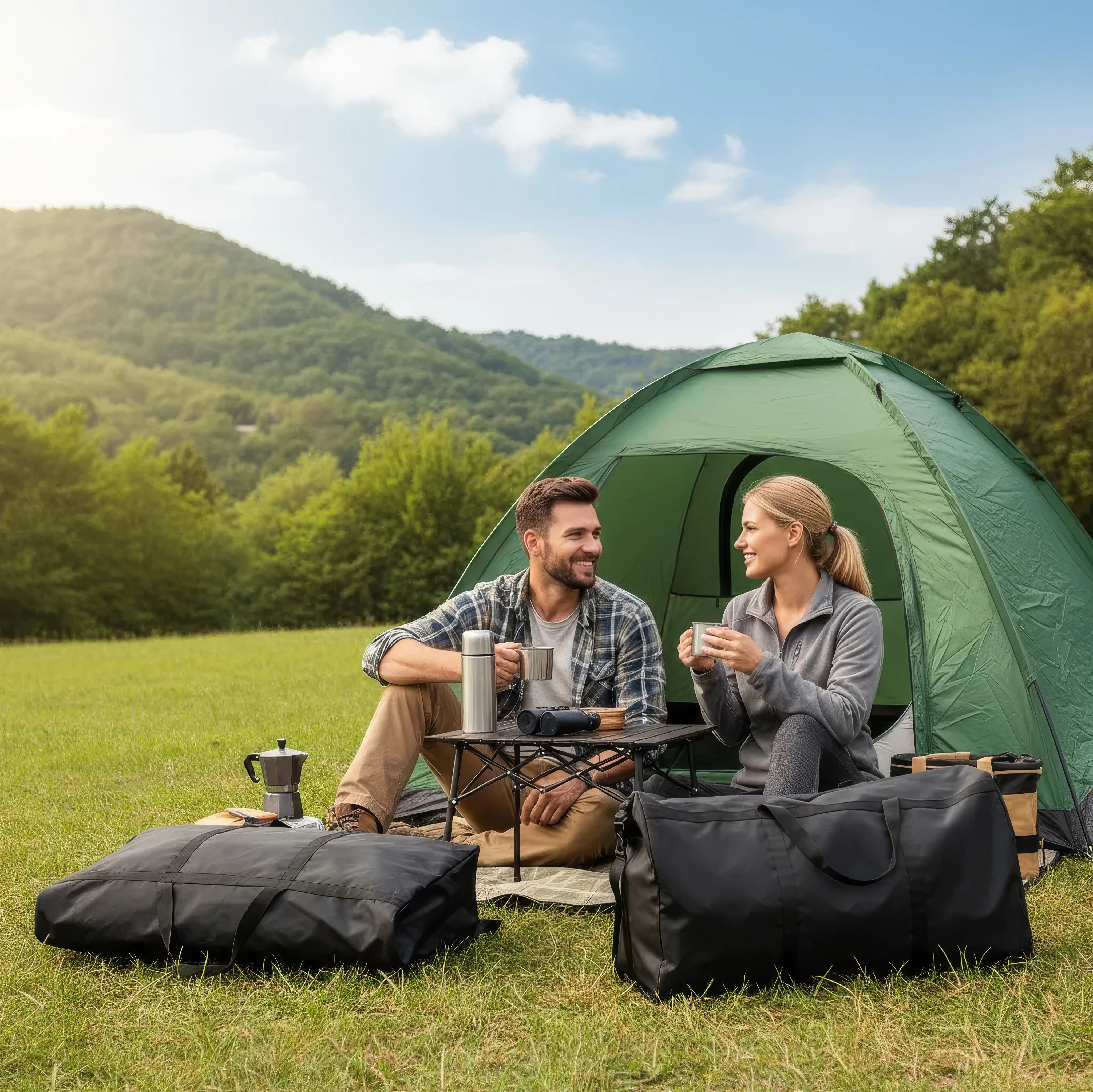 TravelLuxe – Praktische große wasserdichte faltbare Reisetasche