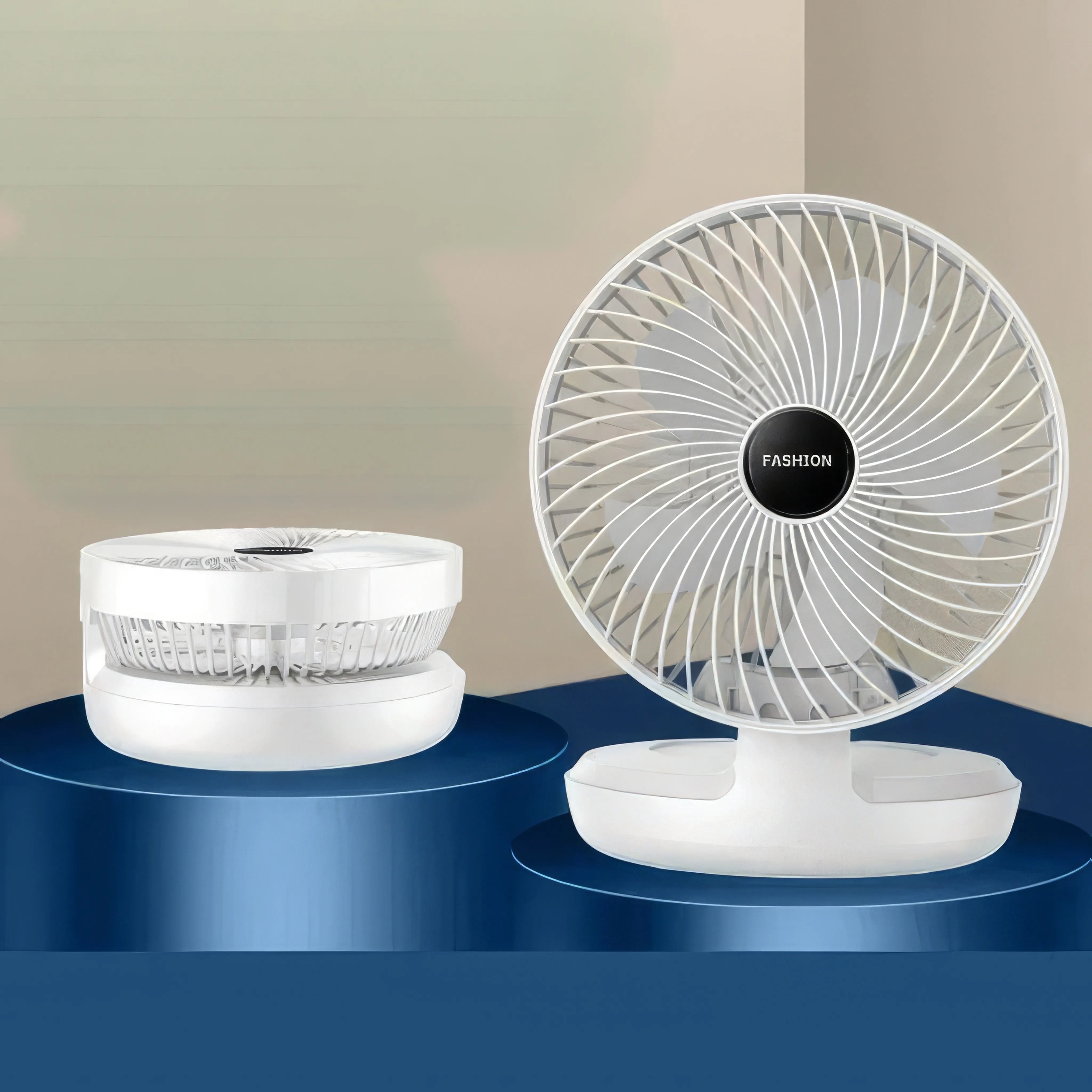 Clapz - Tragbarer Wandventilator mit Flüsterbetrieb und 3 Geschwindigkeitsstufen
