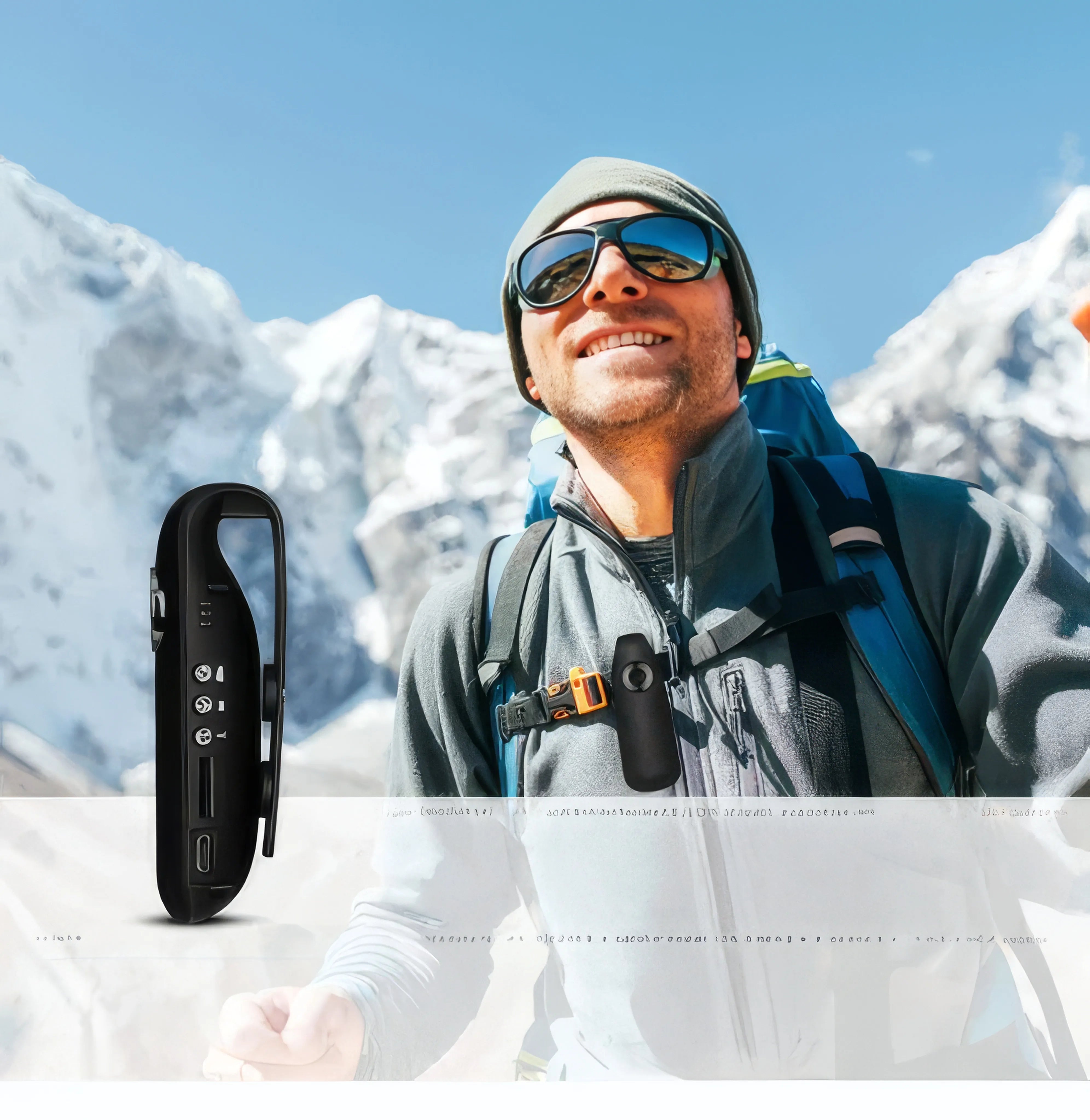 Voyanta - Tragbare HD-Kamera für Abenteuer und Vlogs