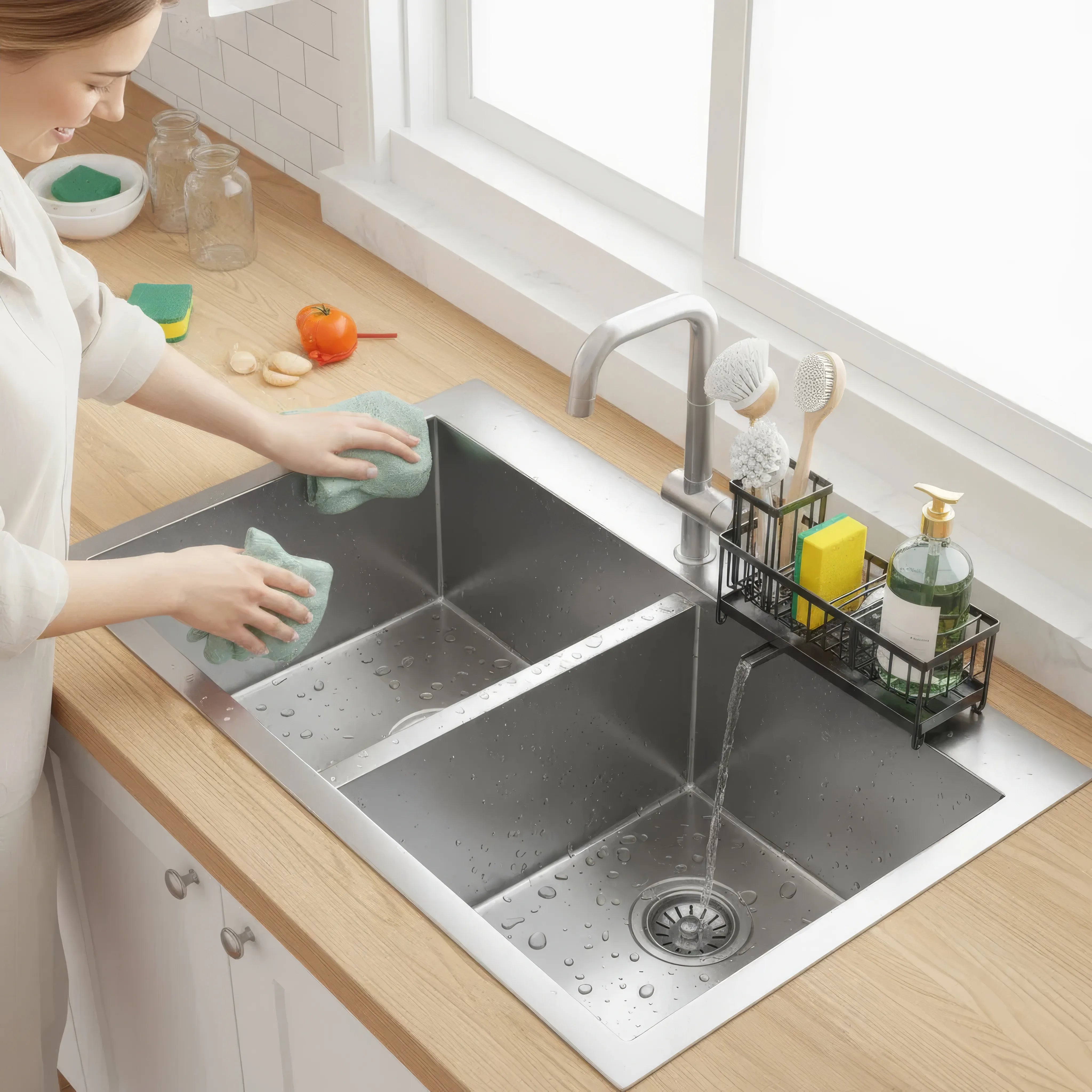 GlanzMeister – Schneller Schwammhalter Küchenliebhaber Küchenzubehör