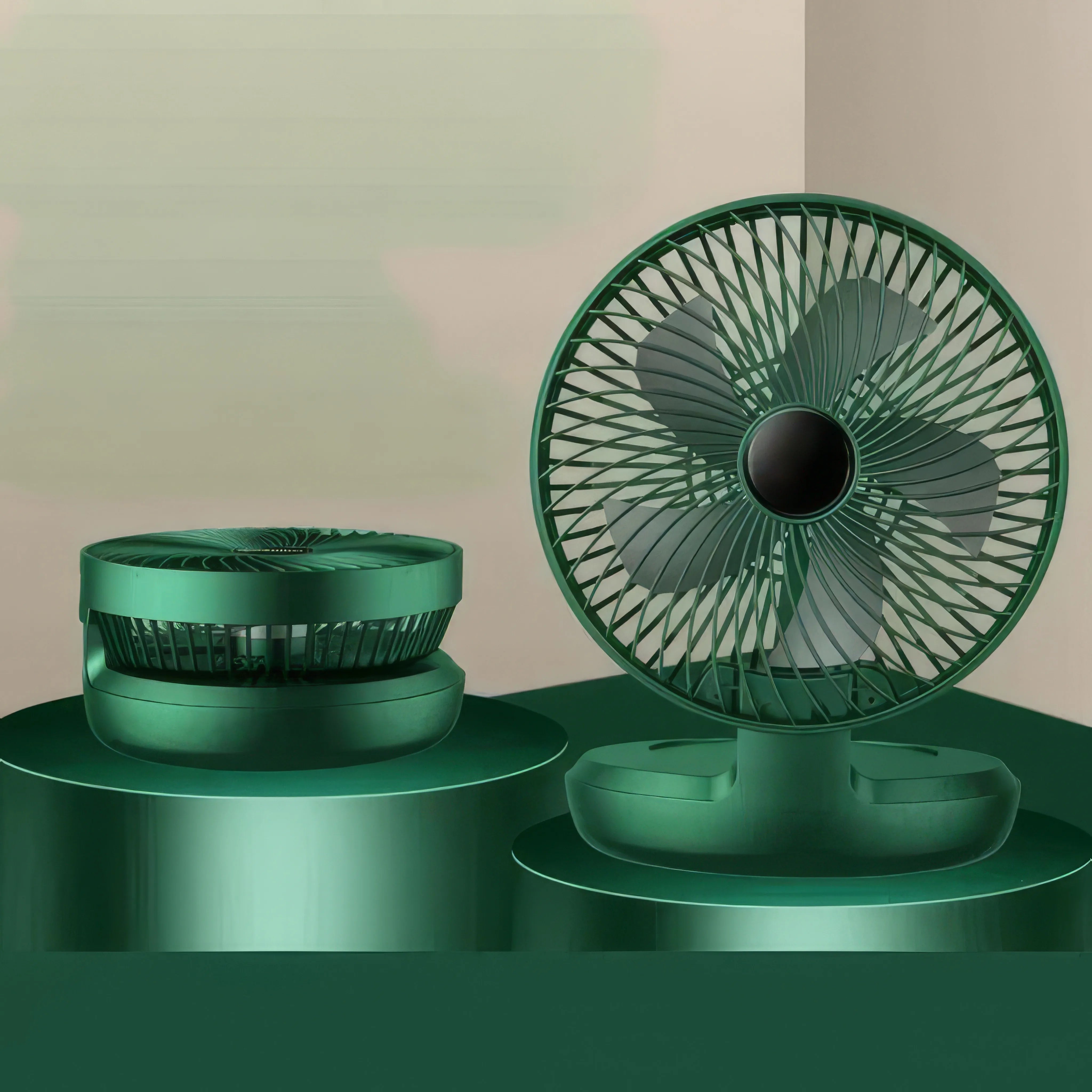 Clapz - Tragbarer Wandventilator mit Flüsterbetrieb und 3 Geschwindigkeitsstufen