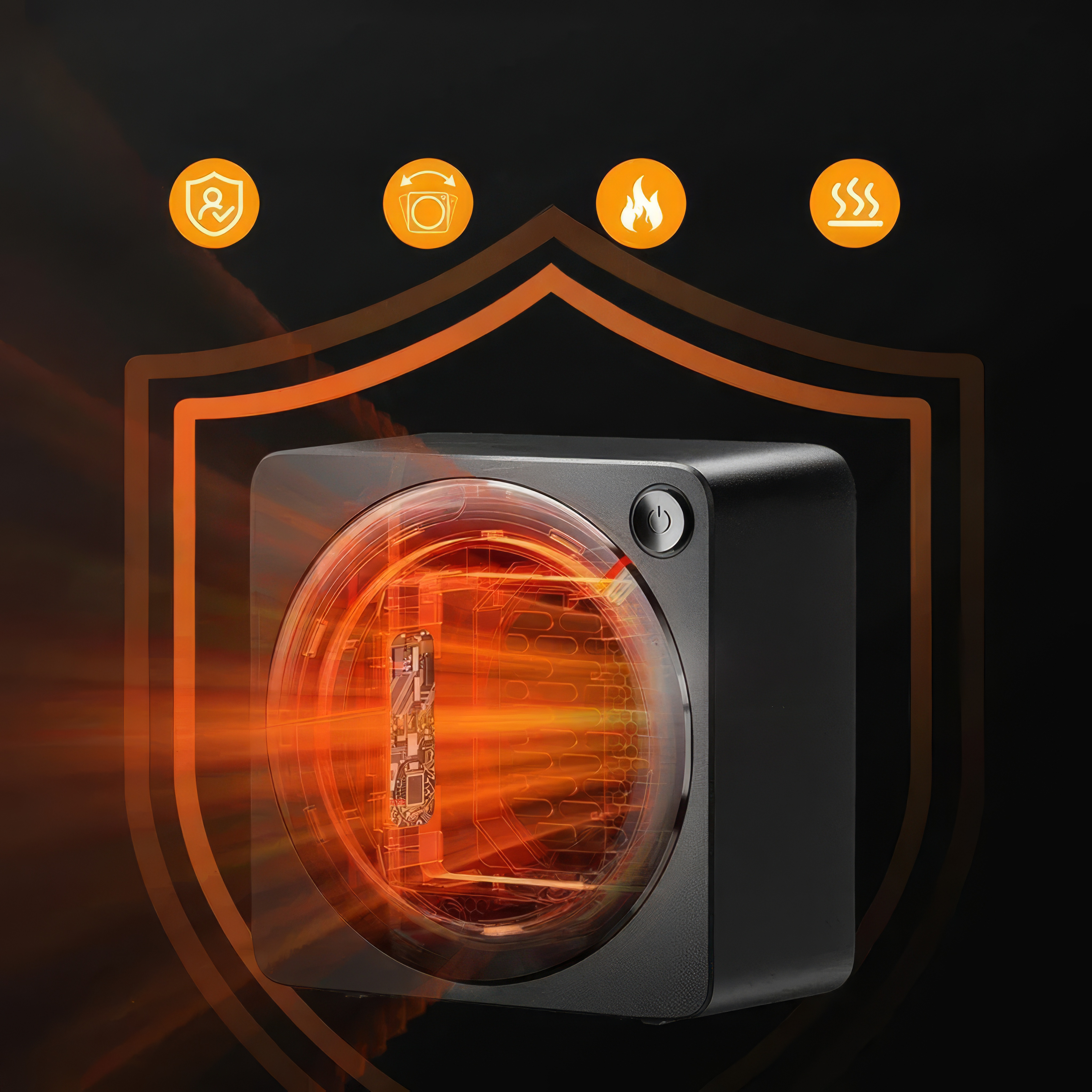 Kompakt – Elektroheizung für Innenräume schnelles Heizen energieeffizient und leise