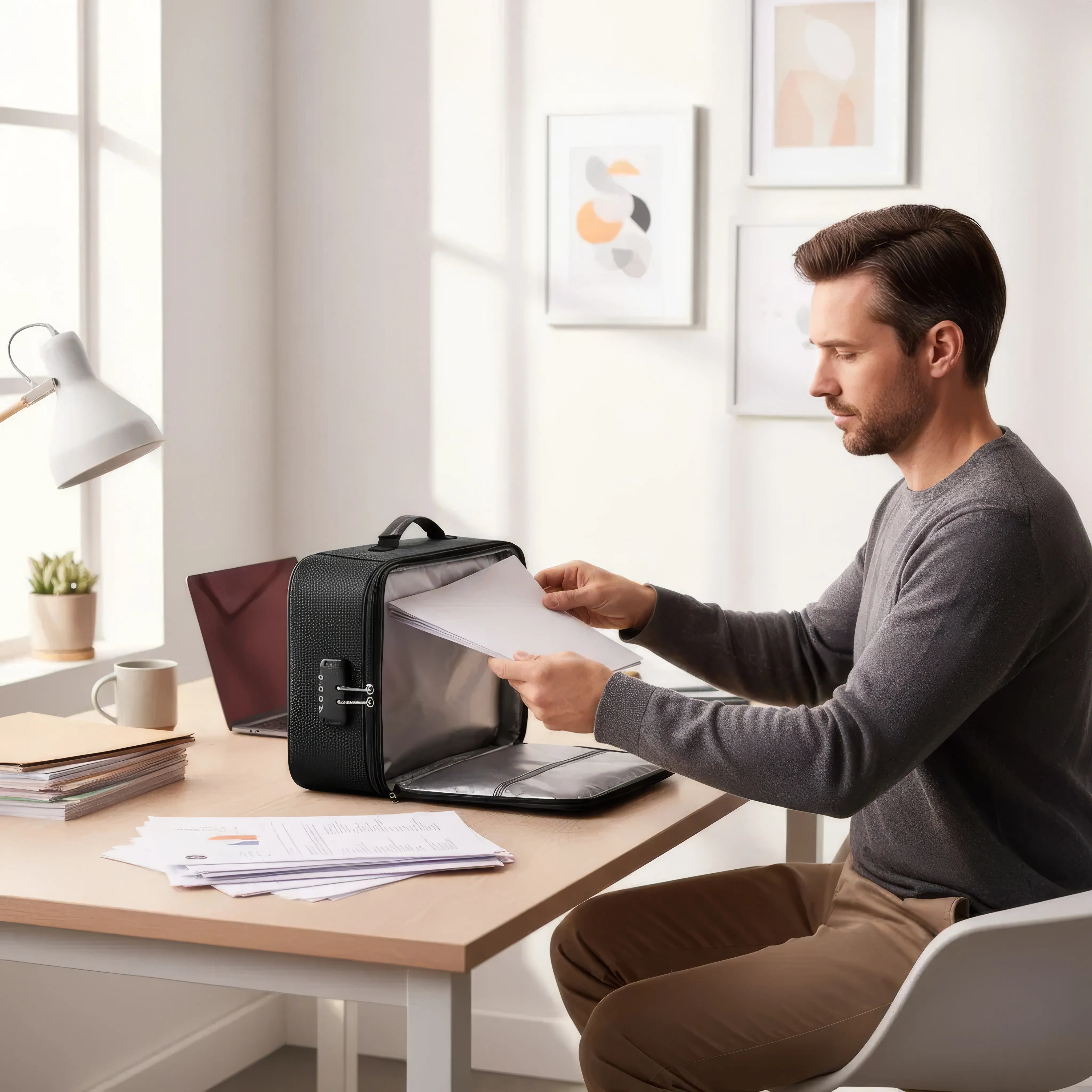 Firesafe – Vielseitige Dokumententasche A4 Feuer- und Wasserschutz