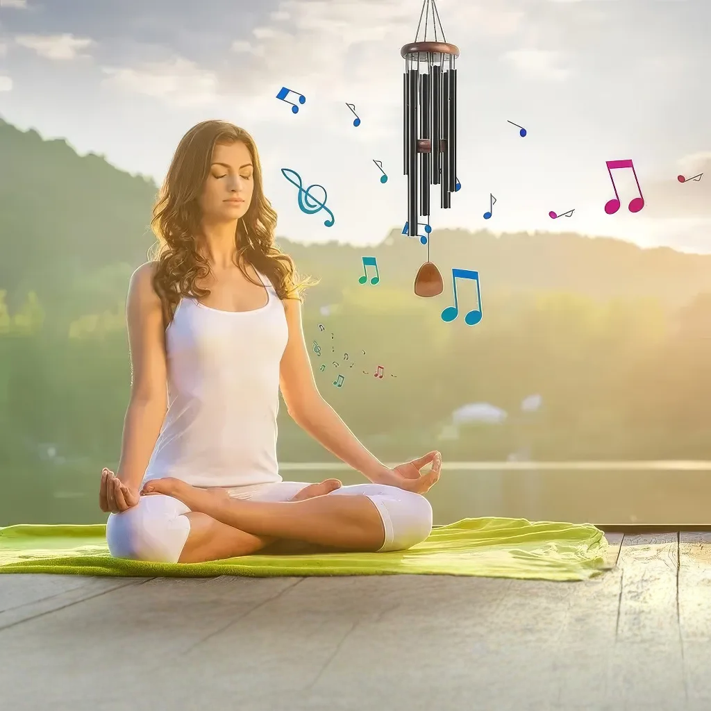 Rana – Gartenliebhaber Windspiel elegantes Metalldesign beruhigende Klänge