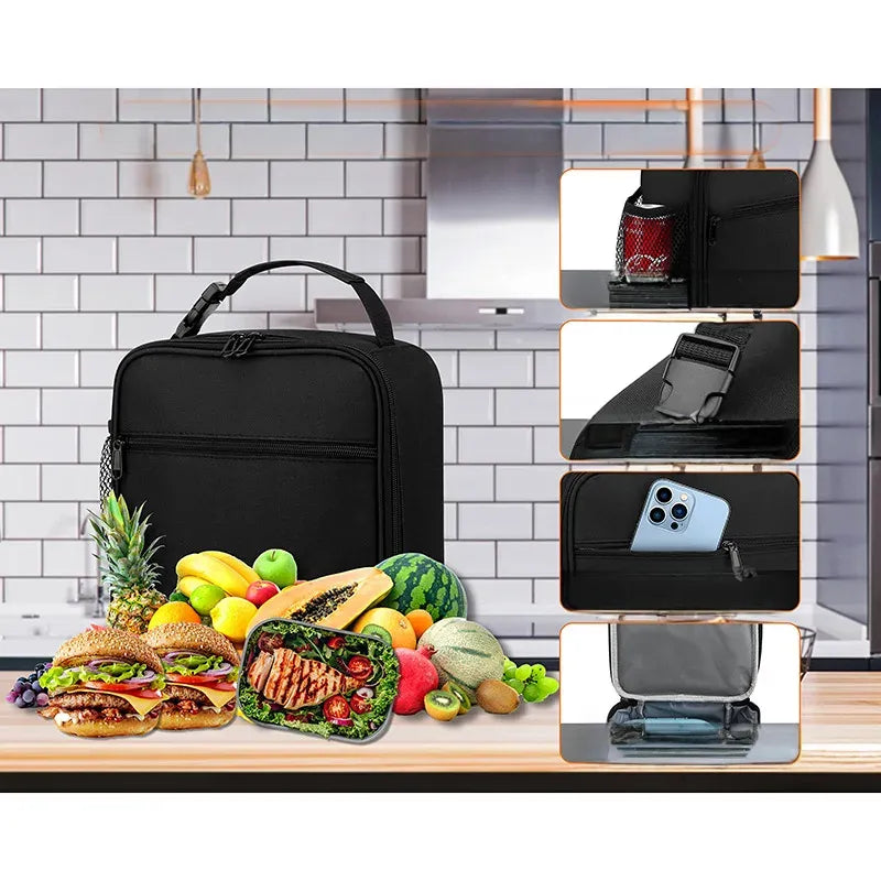 Soleil - Tragbare Thermo-Lunchbox für Männer und Frauen – Isolierte Kühltasche