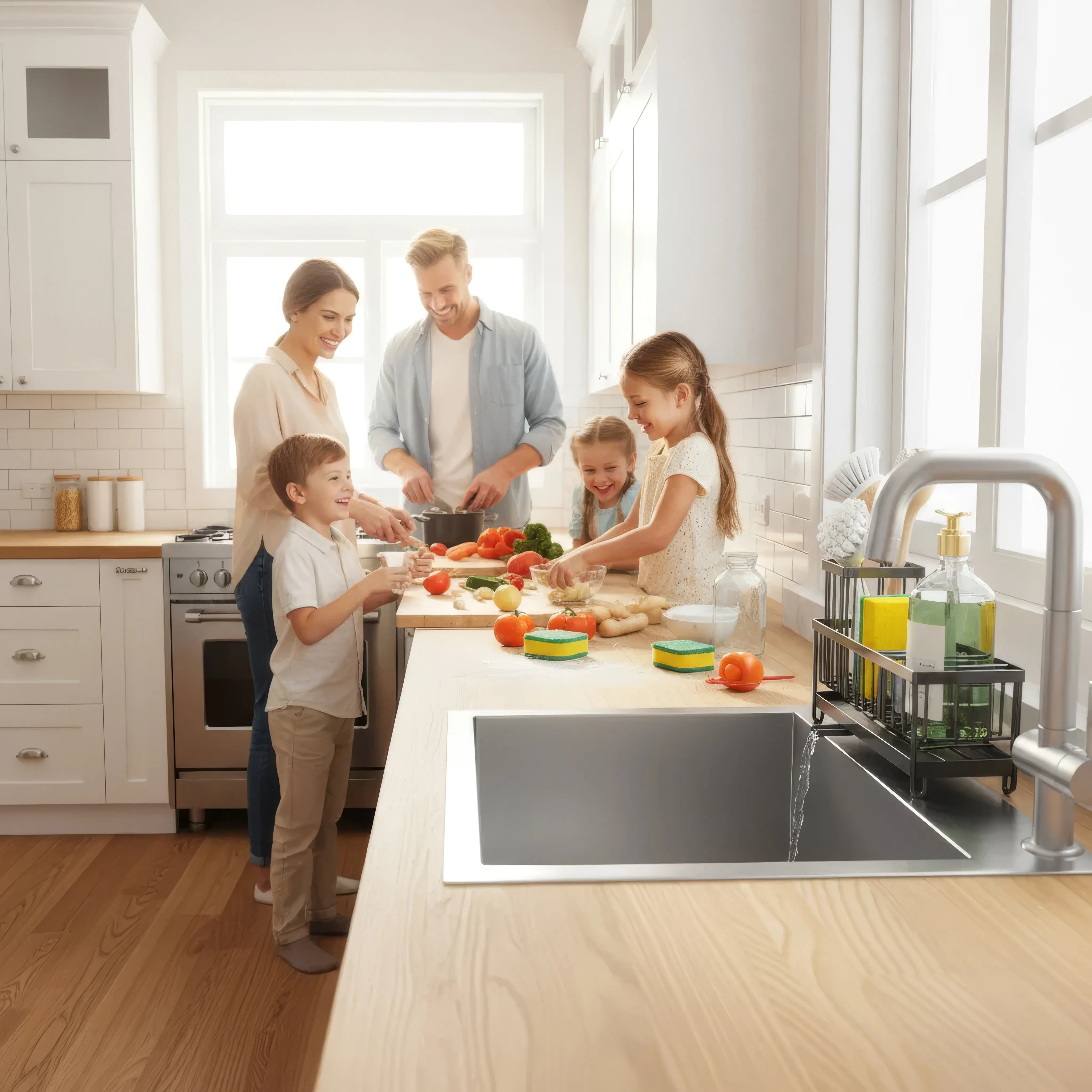 GlanzMeister – Schneller Schwammhalter Küchenliebhaber Küchenzubehör