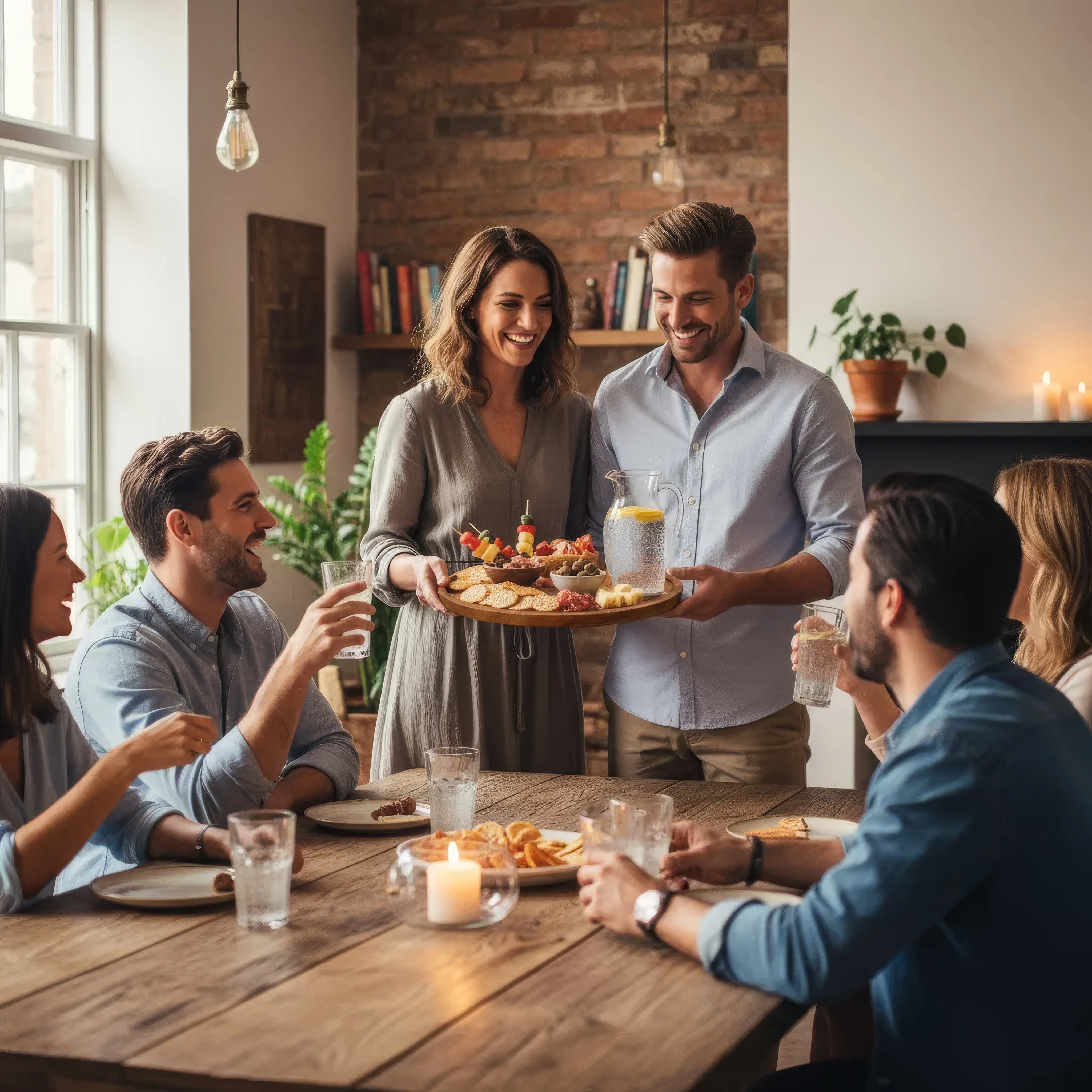 Rana – Rundes Tablett für Küchenliebhaber hochwertiges Naturholz