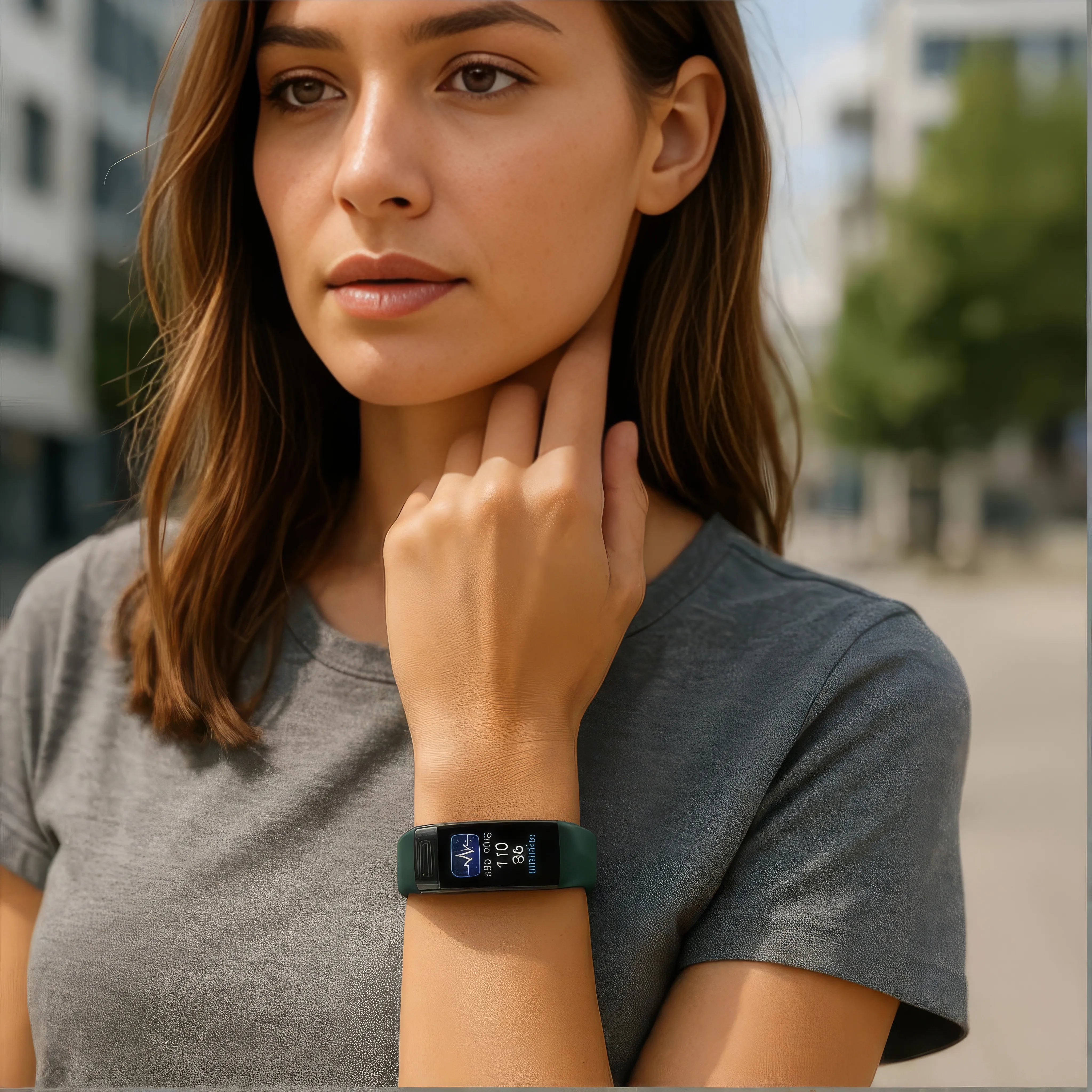 Ivy – Damen Fitness Uhr – EKG Gesundheitsüberwachung mit Schrittzähler und Schlaf-Tracker