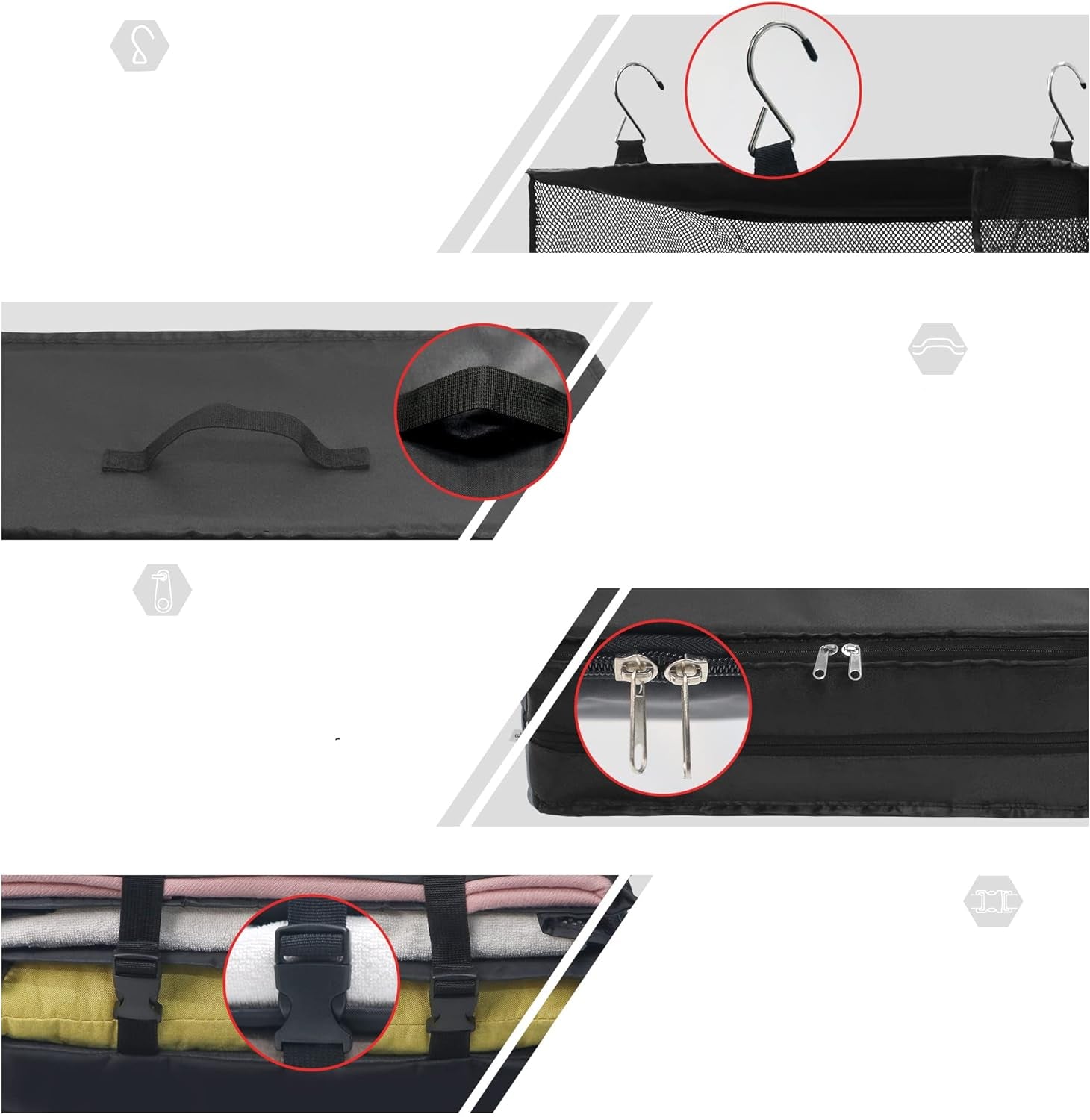 Aerotrek Reiseorganizer - Faltbar, Wasserabweisend, Platzsparend für Stressfreies Reisen 6