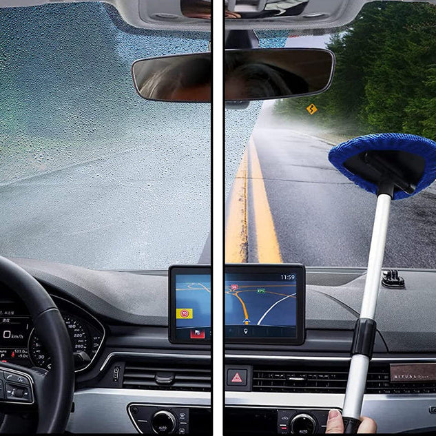 AquaFlex – Autoliebhaber Reinigungsset – Ausziehbar und Drehbar für Mühelose Reinigung 5