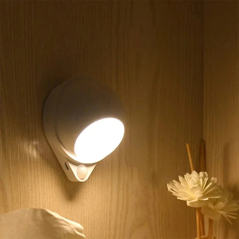 Bewegungsmelder Nachtlicht Mit USB-Ladung & Dimmbarer Helligkeit – LED 360° Drehbar 2