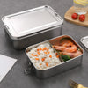 Edelstahl Brotdose 1200ML - Praktische Lunchbox für Snacks und Obst, Umweltfreundlich 1