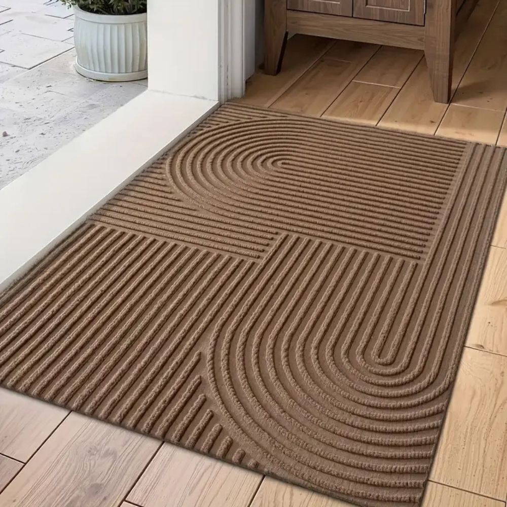 Eingangsmatte Aus Mikrofaser Mit Modernem Design - Effektive Schmutzaufnahme 1