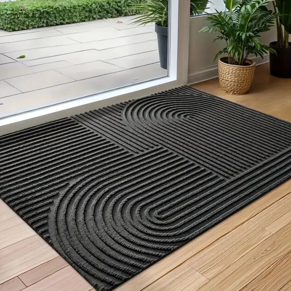 Eingangsmatte Aus Mikrofaser Mit Modernem Design - Effektive Schmutzaufnahme 2