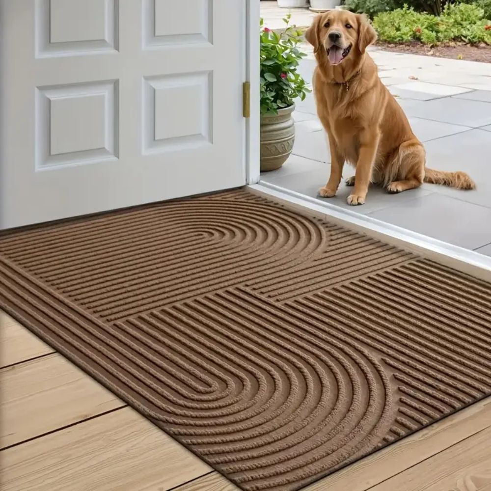 Eingangsmatte Aus Mikrofaser Mit Modernem Design - Effektive Schmutzaufnahme 4