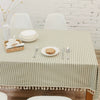 Elegante Gestreifte Tischdecke Abwaschbar Für Indoor & Outdoor Nutzung 11
