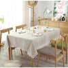 Elegante Gestreifte Tischdecke Abwaschbar Für Indoor & Outdoor Nutzung 5