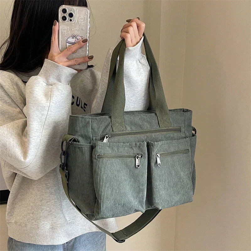 Elegante Handtasche Damen - Dual-Zip Tasche, Praktisch und Stilvoll 0