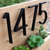 Elegante Hausnummern aus Zinklegierung – Modernes Hausnummernschild mit Schwebendes Design 2