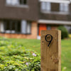 Elegante Hausnummern aus Zinklegierung – Modernes Hausnummernschild mit Schwebendes Design 3