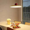 Elegante LED Pendelleuchte für Esstisch oder Esszimmer - Cremefarbenes Glasdesign 5
