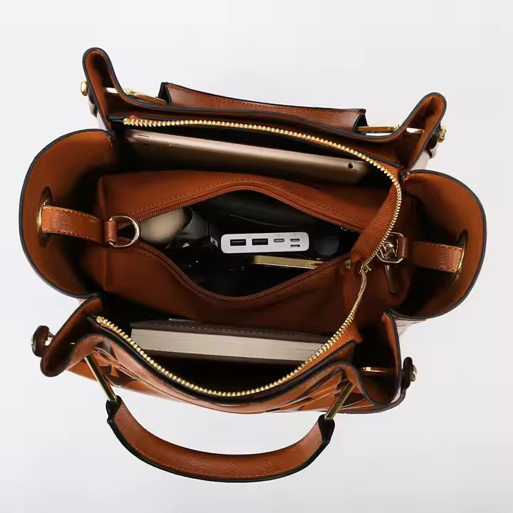 Elegante Organizer Tasche Damen - Geräumige Handtasche mit Stil und Nachhaltigkeit 3