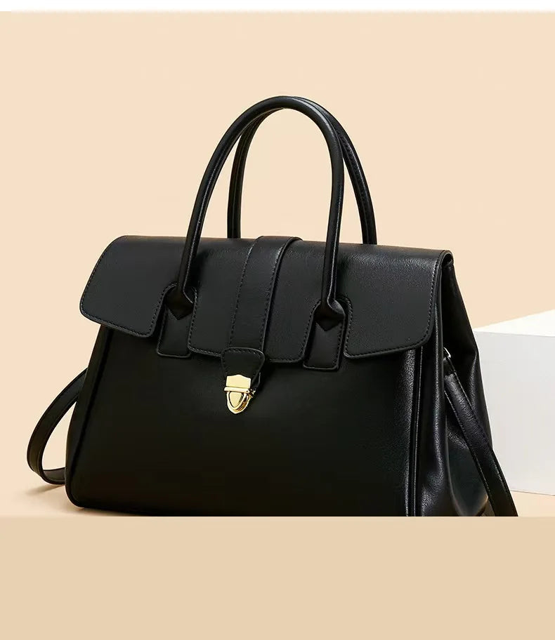 Elegante PU-Leder Arbeitstasche Damen mit Abnehmbarem Schultergurt für Büro und Alltag 3