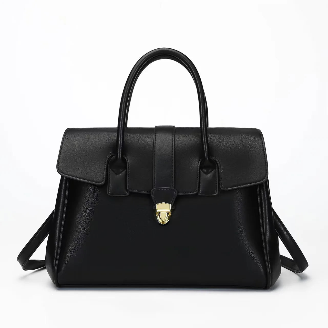 Elegante PU-Leder Arbeitstasche Damen mit Abnehmbarem Schultergurt für Büro und Alltag 6