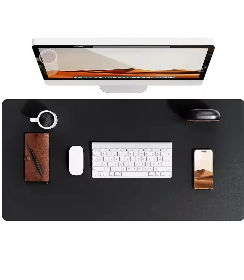 Elegante PU-Leder Schreibtischmatte mit Rutschfester Unterlage & Wasserabweisend 2