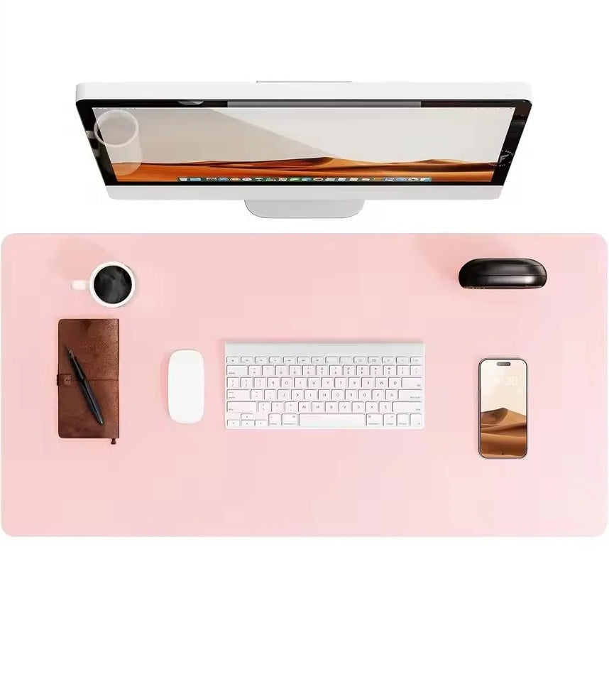 Elegante PU-Leder Schreibtischmatte mit Rutschfester Unterlage & Wasserabweisend 4