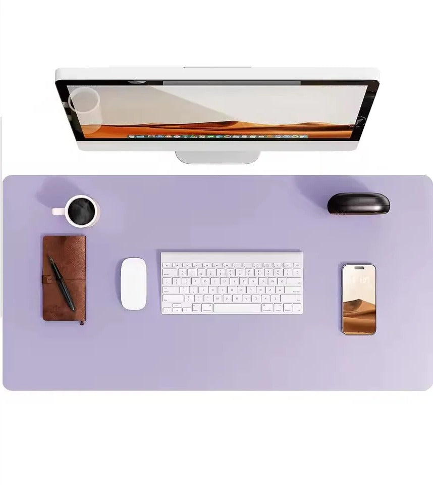 Elegante PU-Leder Schreibtischmatte mit Rutschfester Unterlage & Wasserabweisend 6