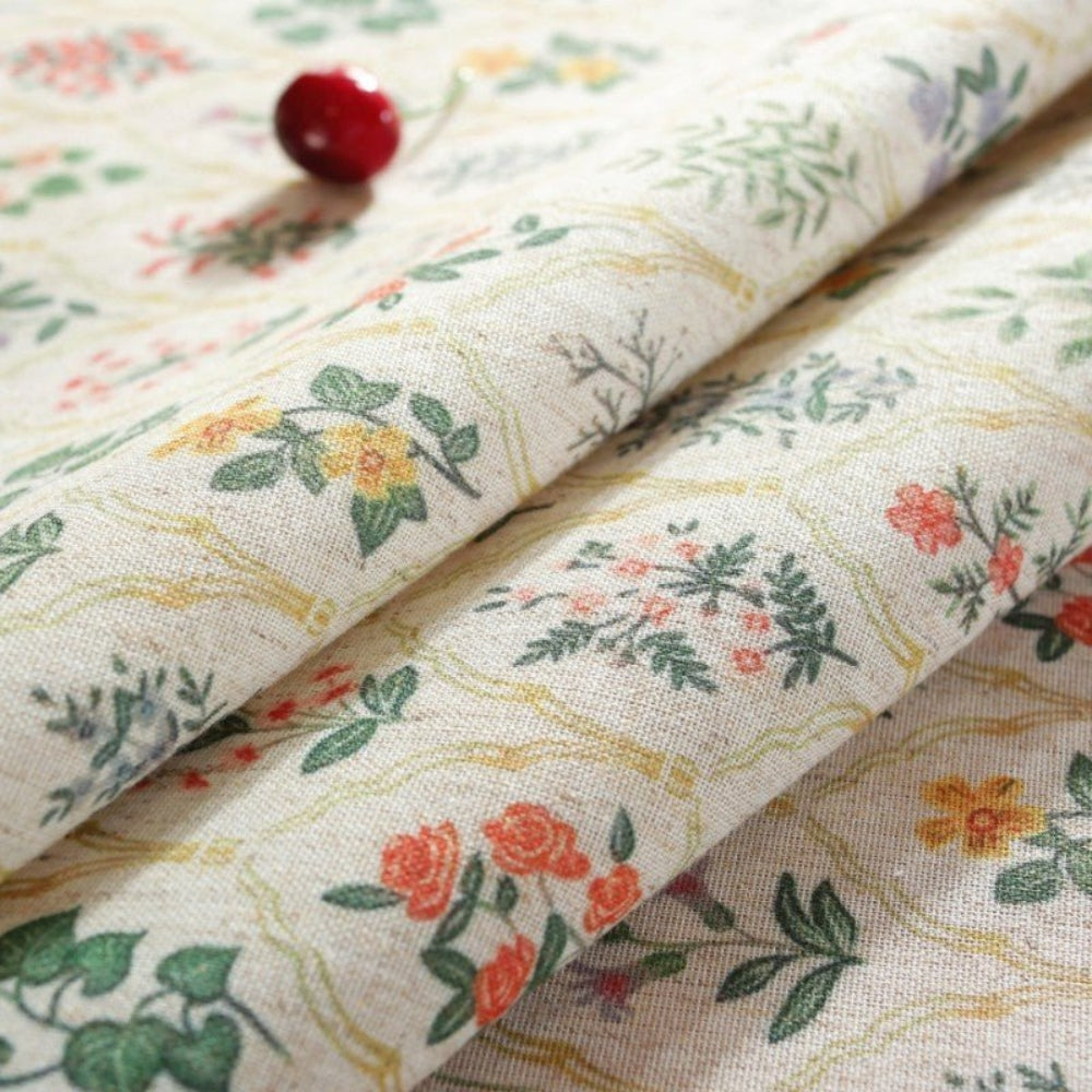 Elegante Tischdecke Abwaschbar Mit Blütenmuster Und Quasten Für Festliche Anlässe 3