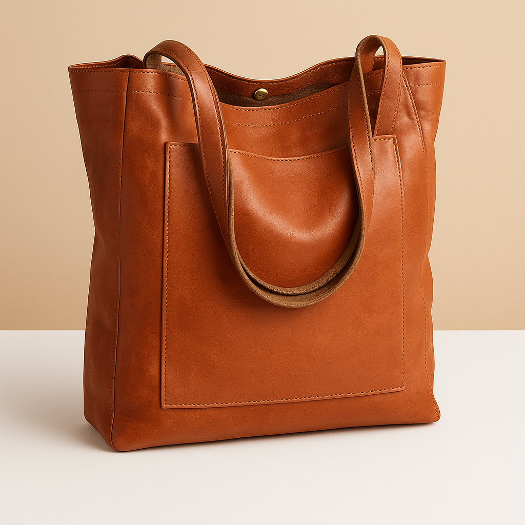 Elegante Tote Bag Tasche für Frauen – Geräumiger Shopper aus hochwertigem PU 2