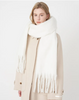 Eleganter Kaschmir Schal Damen - 240 cm Lange Weiche Cashmere Stola in Trendfarben 0