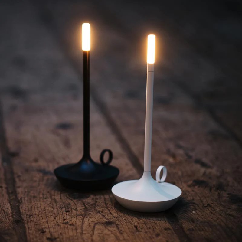 Eleganter Kerzenständer Schwarz - Modernes Dimmbare Kerzenhalter für Luxuriöse Atmosphäre 3