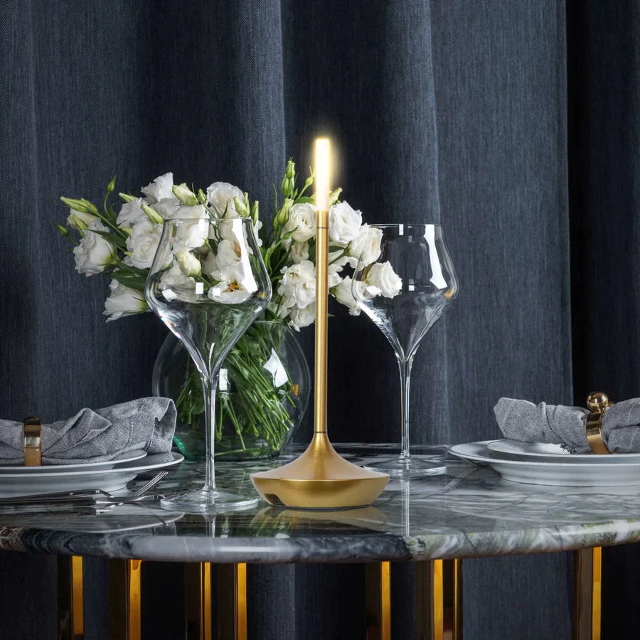 Eleganter Kerzenständer Schwarz - Modernes Dimmbare Kerzenhalter für Luxuriöse Atmosphäre 8