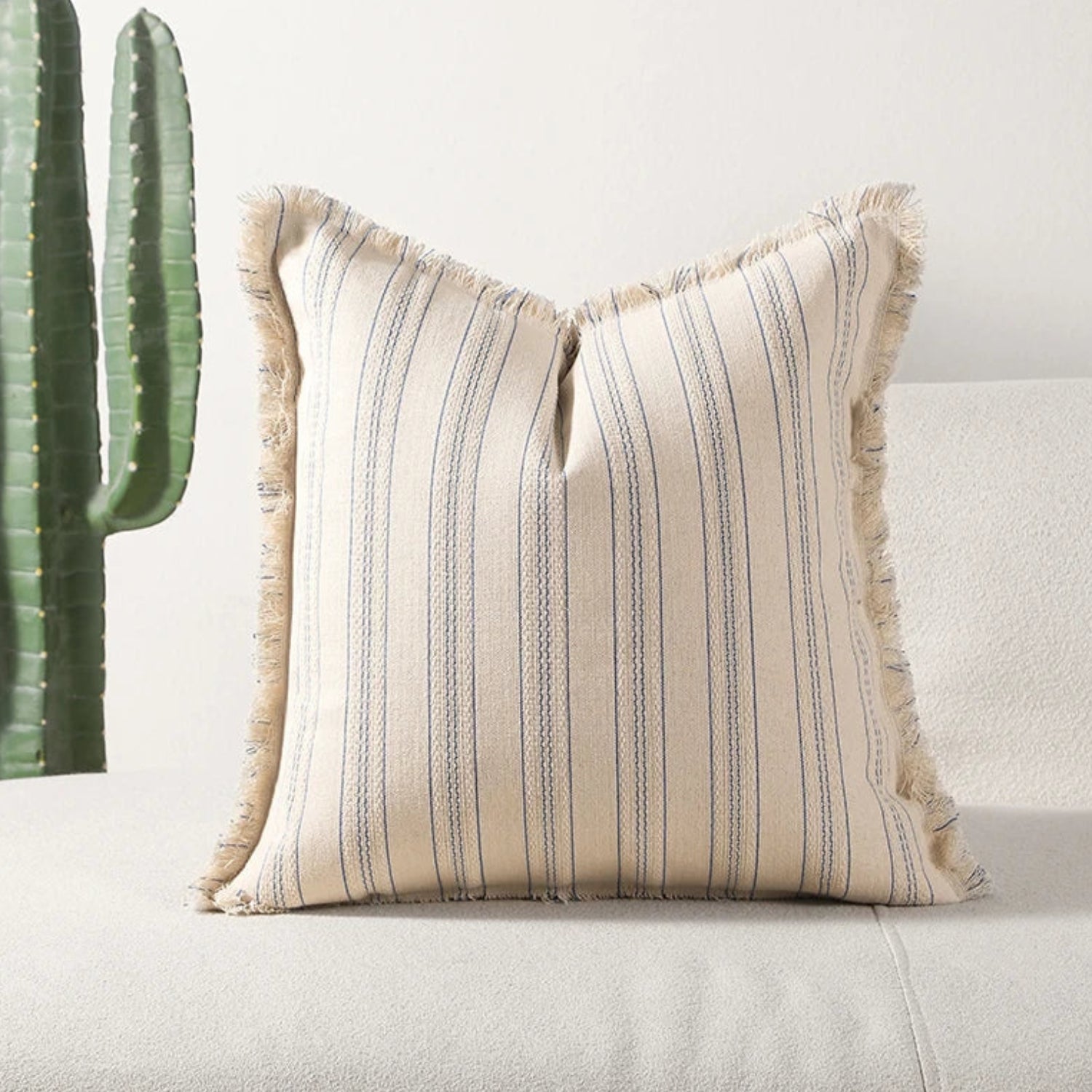 Eleganter Kissenbezug 40x40 aus Jacquard mit Skandinavischem Flair für Sofakissen 1