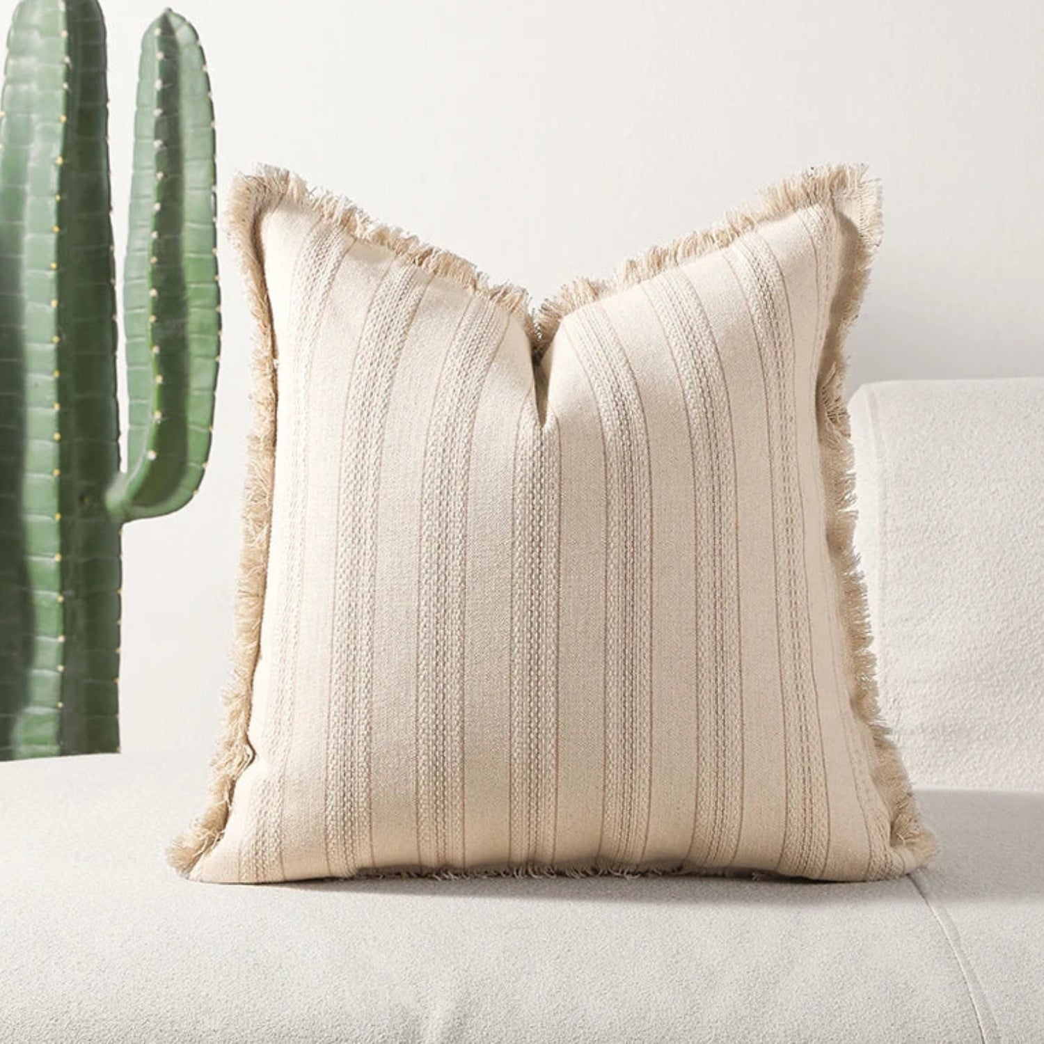 Eleganter Kissenbezug 40x40 aus Jacquard mit Skandinavischem Flair für Sofakissen 2