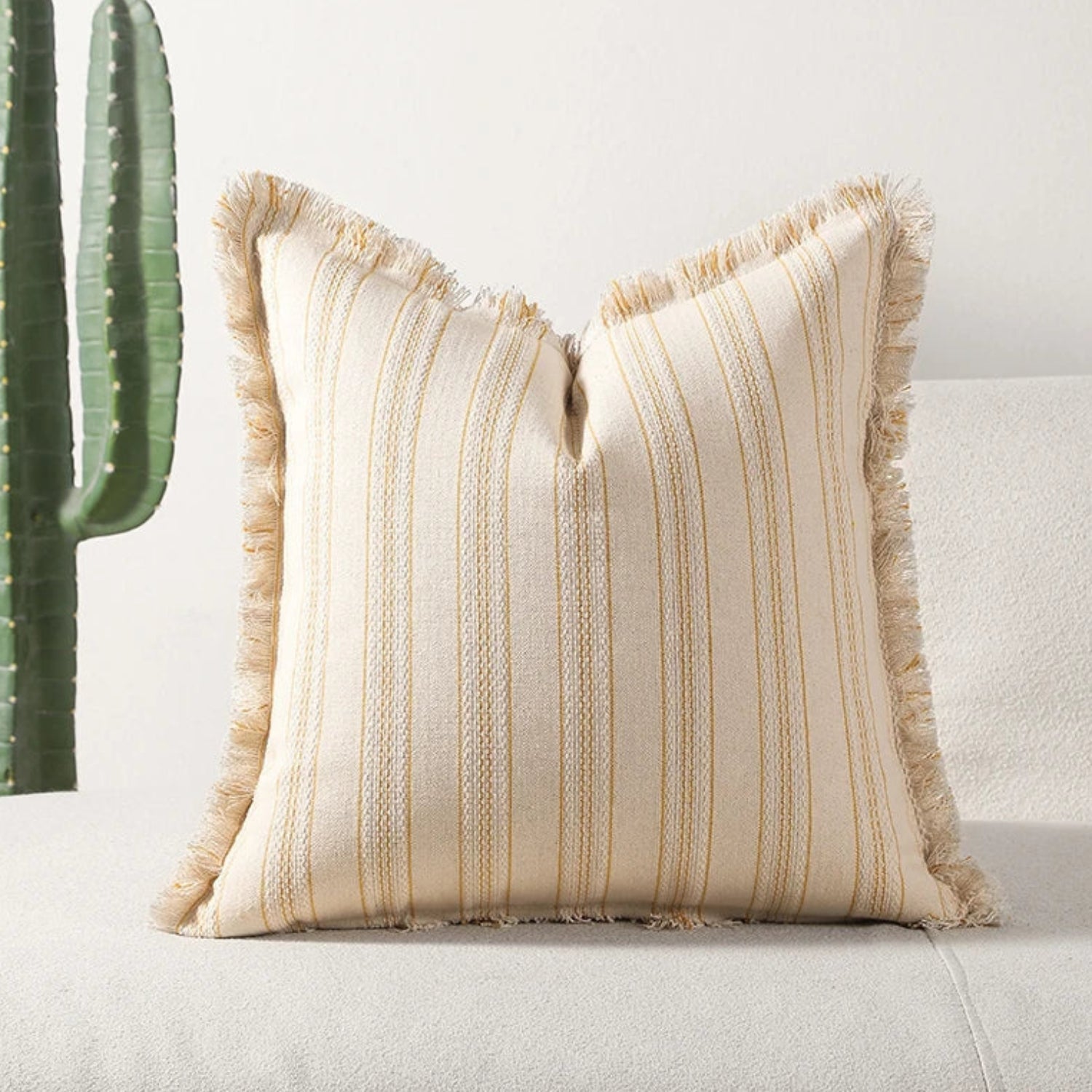 Eleganter Kissenbezug 40x40 aus Jacquard mit Skandinavischem Flair für Sofakissen 3