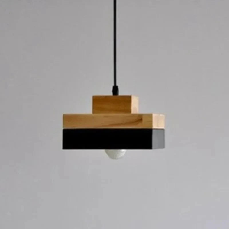 Eleganter Kronleuchter Modern Aus Schmiedeeisen Und Holz - Nordic Design Für Restaurants Und Cafés 6