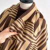 Eleganter Schal Damen aus weicher Mikrofasermischung mit geometrischen Mustern 6