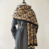 Eleganter Winterschal Damen aus Mikrofaser - Reversibel & Warm für Winter 0