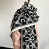 Eleganter Winterschal Damen aus Mikrofaser - Reversibel & Warm für Winter 5