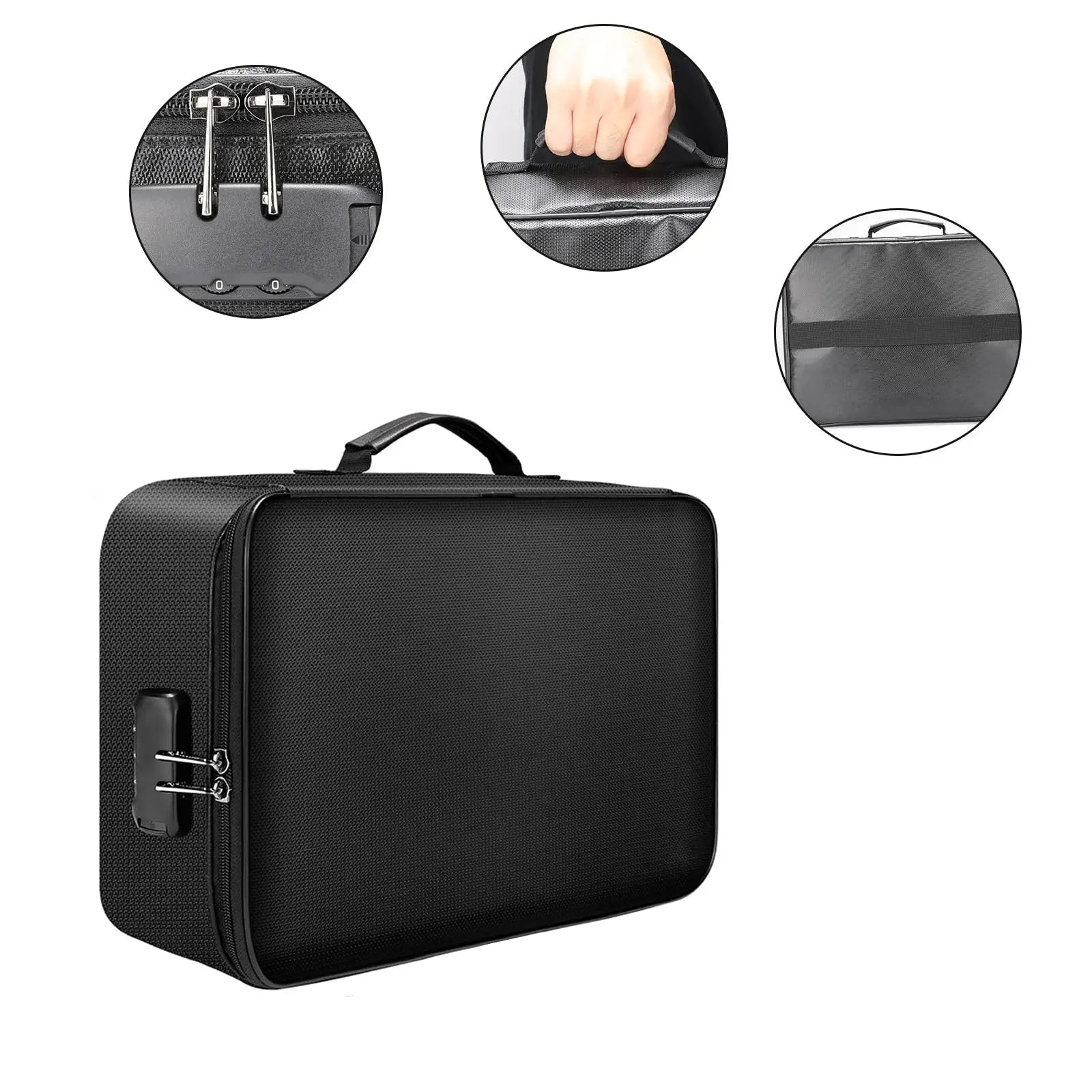 Firesafe – Vielseitige Dokumententasche A4 – Feuer- und Wasserschutz für Ihre Wichtigen Unterlagen 1