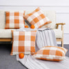 Gemütliche Kissenbedeckung im Landhausstil - Klassisches Herbstplaid aus Baumwoll-Polyester, 45x45 cm 1
