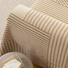 Gestreifte Chenille Sofaabdeckung mit Quasten – Rutschfest & Pflegeleicht 4